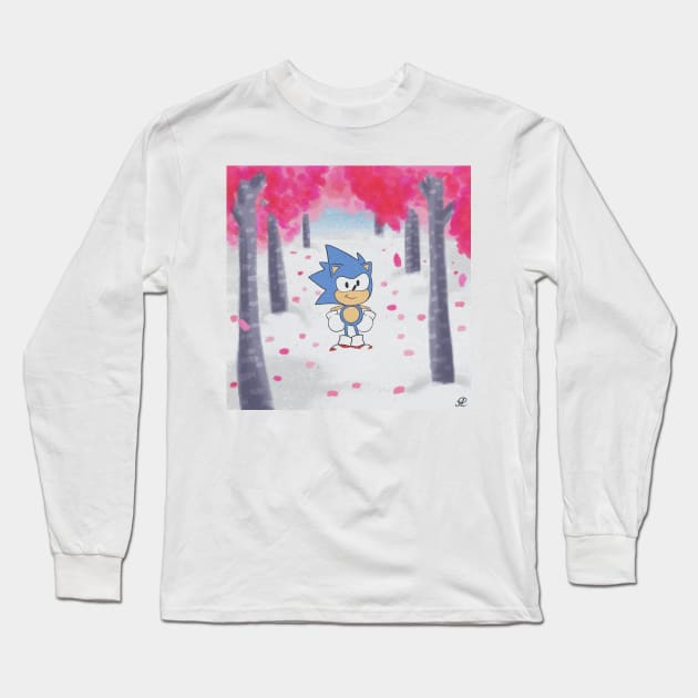 Sonic Mania - Press Garden Zone 2 Long Sleeve T-Shirt by aliyahart